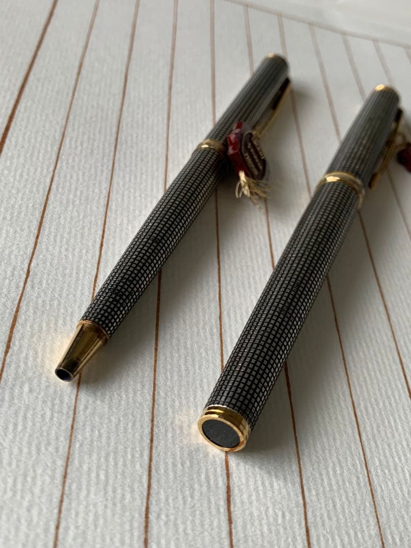 希少パーカーThe Book Premier シルバー 万年筆＆ボールペンセット