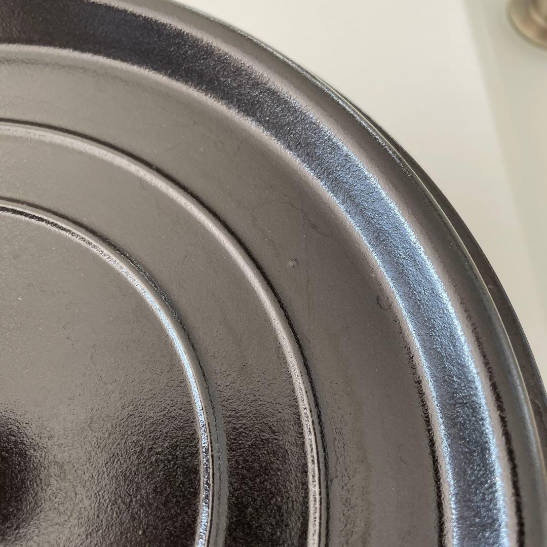 STAUB ストウブ鍋　シャロー26 黒