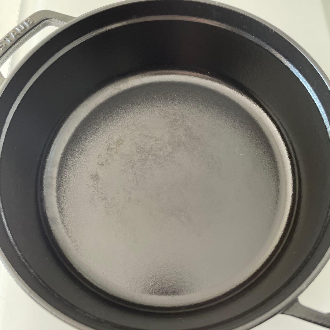 STAUB ストウブ鍋　シャロー26 黒