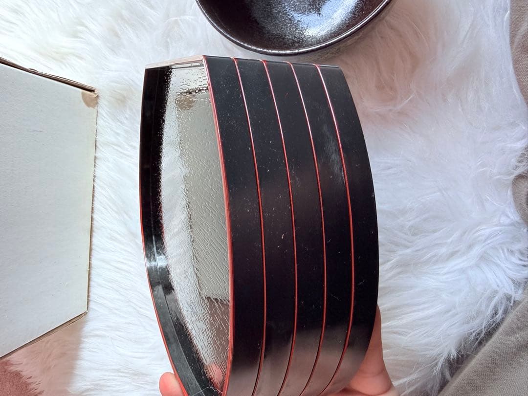 花柄装飾の漆器 椀