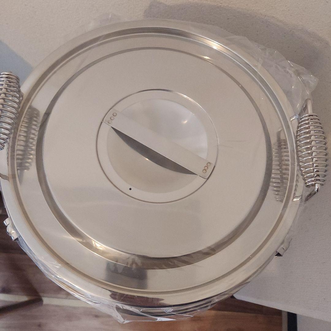 目盛付き二重食缶14L　クリップ付き