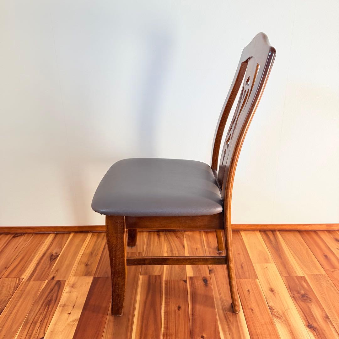 ①カリモク　ダイニングチェア　木製　karimoku 椅子　イス　コロニアル