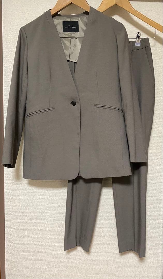 グリーンレーベルリラクシング　ジャケット テーパードパンツ スーツセットアップ