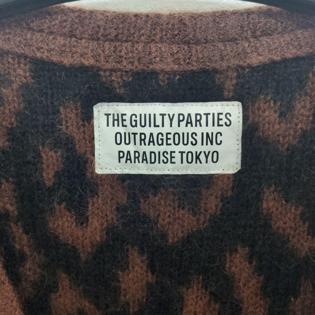 WACKOMARIA LEOPARD ヘビーモヘアカーディガン 野村訓市