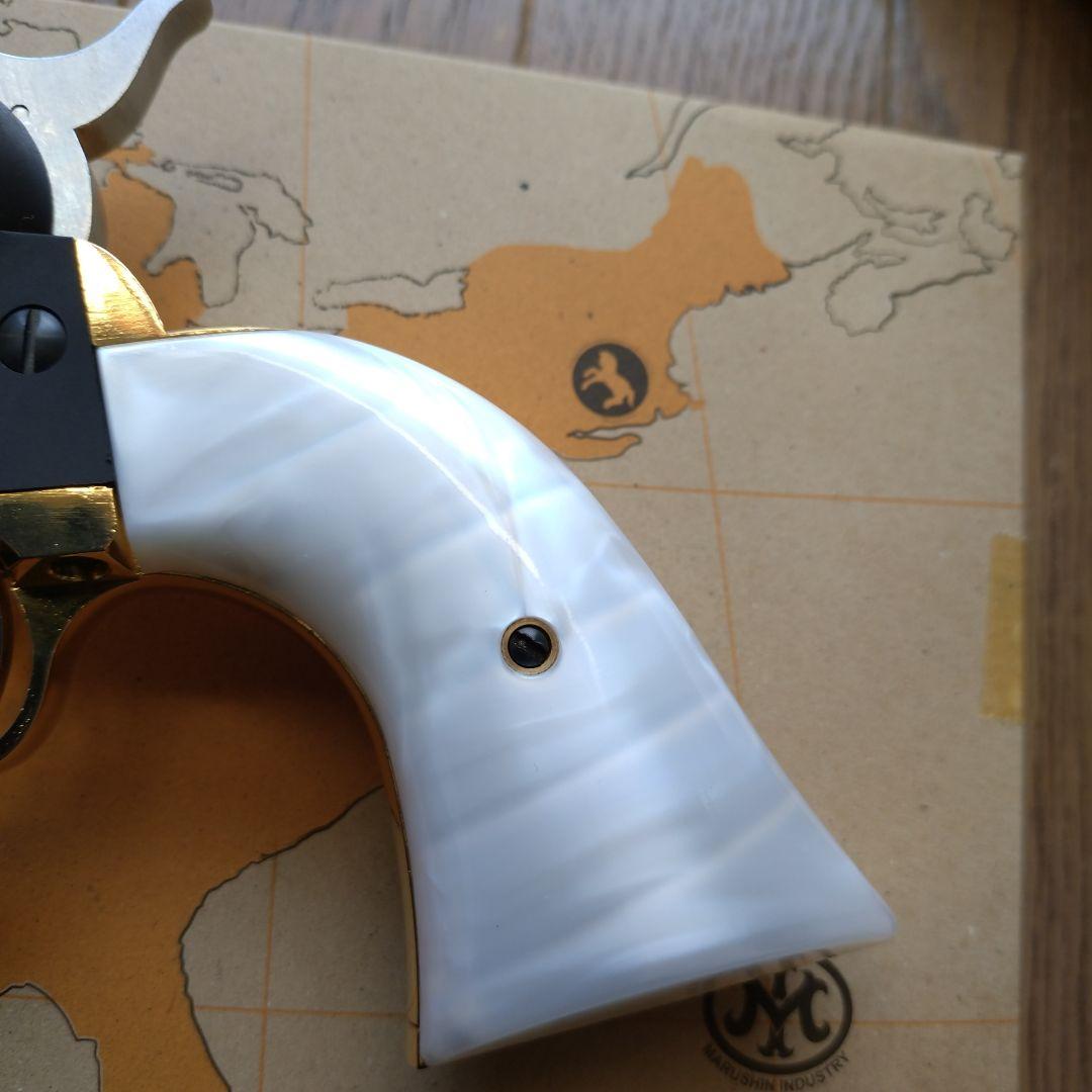 マルシン　SAA　ブラススタイル　ヘビーウェイト　パールグリップ仕様