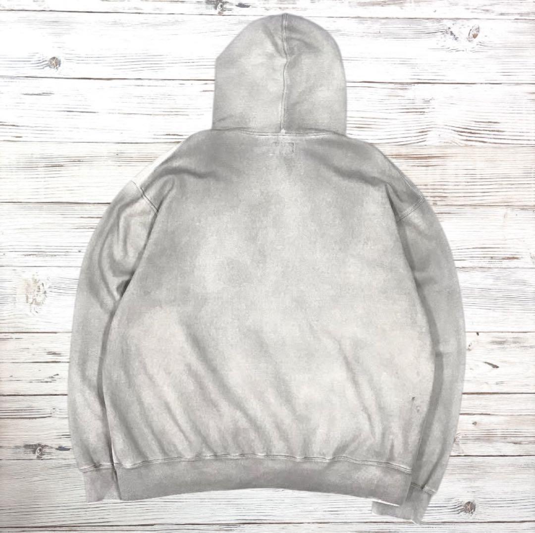 SUPREME シュプリーム パーカー 刺繍ロゴ グレー XL 0731