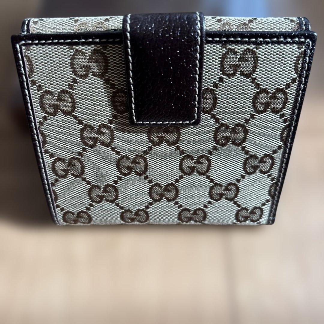 GUCCI シェリーライン　リボン　二つ折り財布