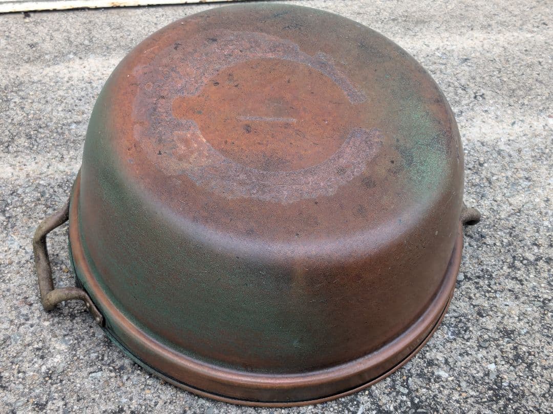 銅製 両手鍋 36cm アンティーク ヴィンテージ