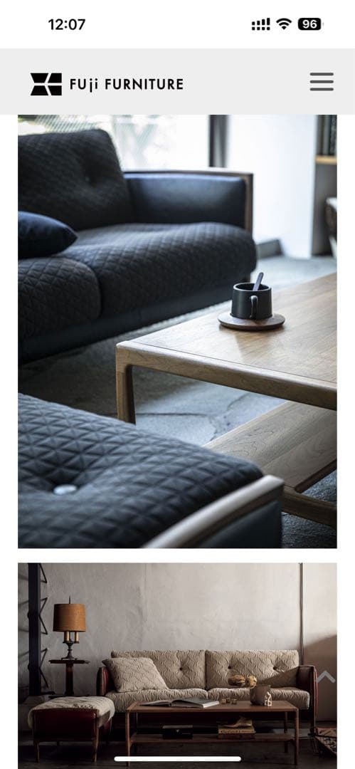 富士ファニチア　リビングテーブル　T T04620Y ウォールナット　定価18万