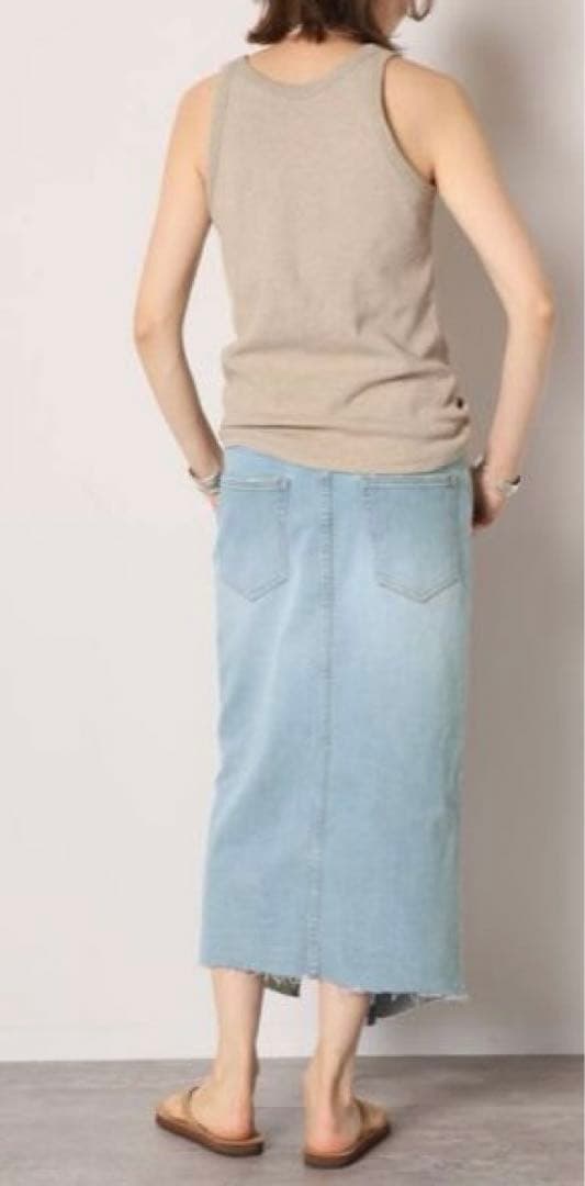 MUSE de Deuxieme Classe DENIM SLIT スカート