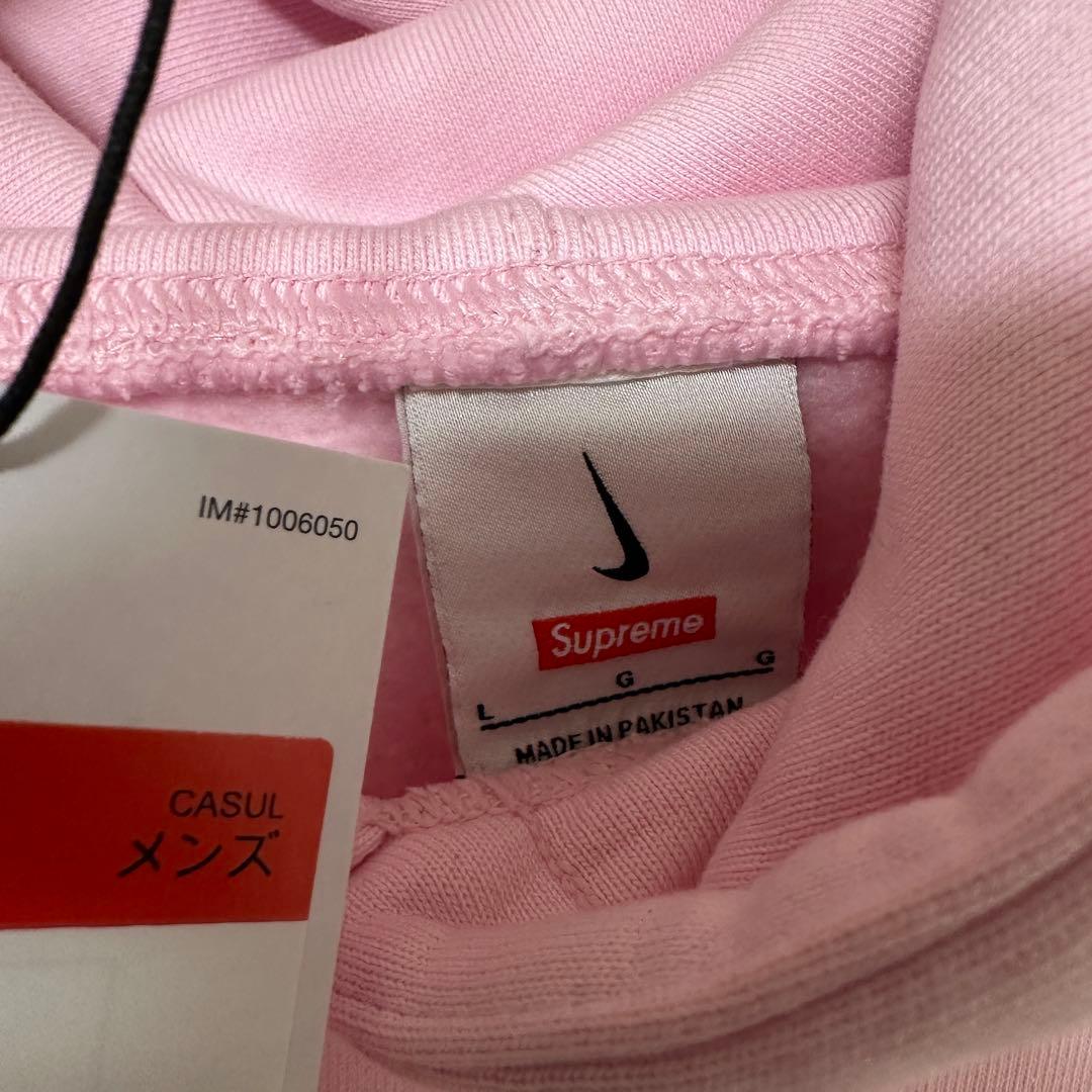 トップス Supreme Nike Hooded sweatshirt LightPink
