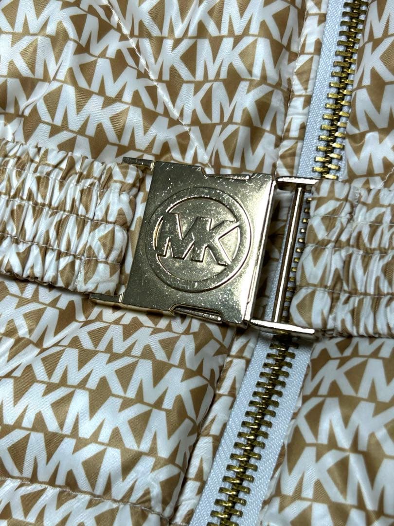 MICHAELKORS ダウンジャケット　ファー付き　ベルト付き