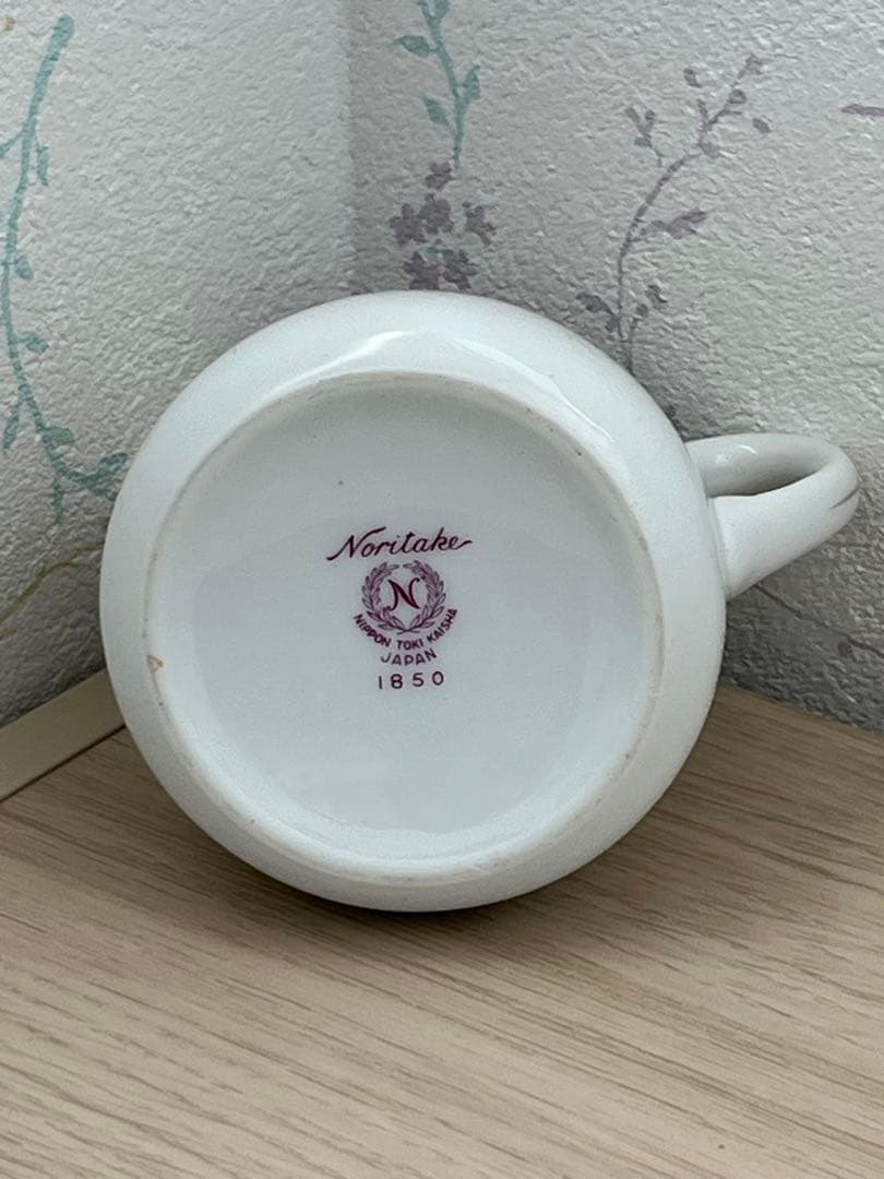 オールドノリタケ　1850年　小皿6枚 大皿1枚　シュガーポット　ミルクポット