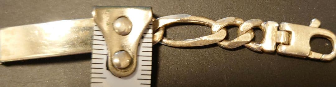 ゆーページ。シルバー925 フィガロチェーン 喜平 ブレスレット