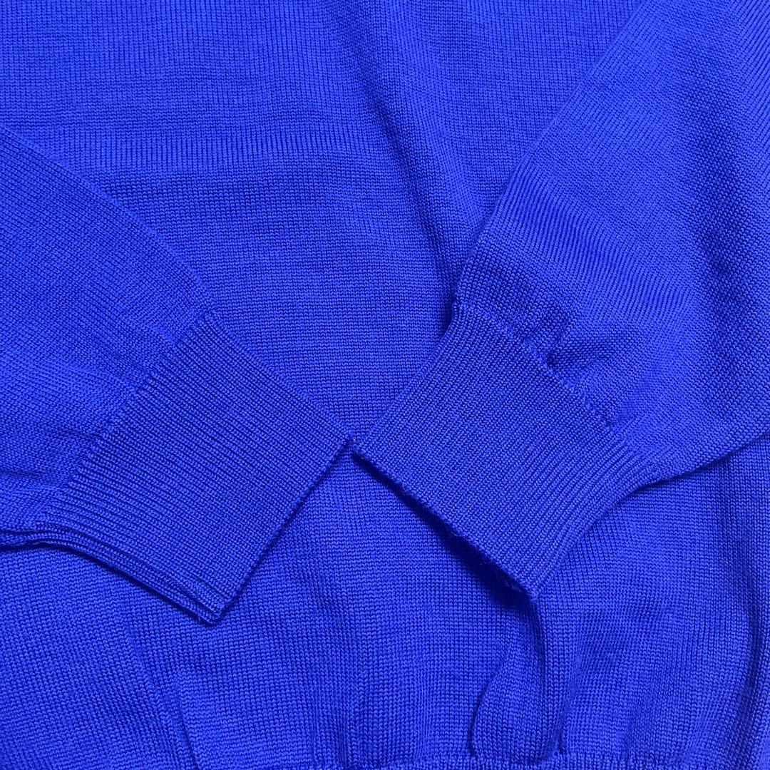 ケンゾー KENZO GOLF タートルネック セーター ニット ウール 刺繍