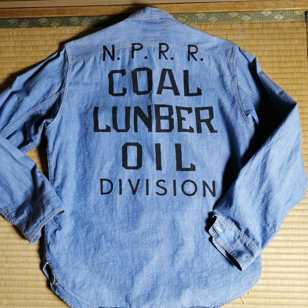 ブートレガーズ　シャンブレーシャツ　サイズL