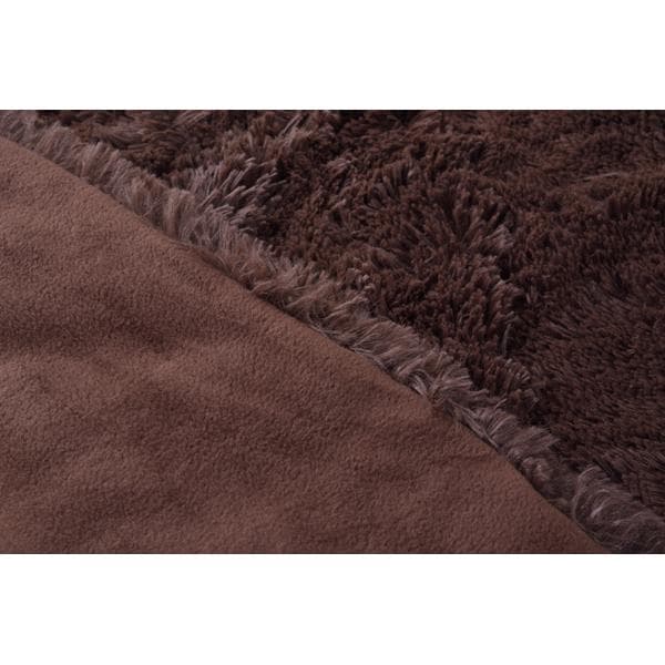 おしゃれ ふかふか 触り心地いい かわいい 暖かい 正方形 こたつ布団 ブラウン