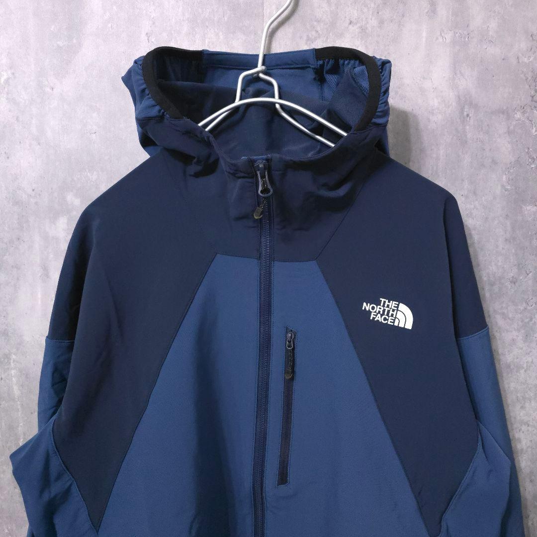 未使用級　THE NORTH FACE 　ハンマーヘッド　フーディ　L　ネイビー