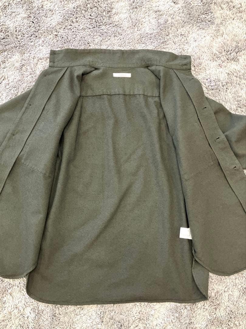 コンフェクト CONFECT コットン　ウール　ハイネック　長袖シャツ　コモリ