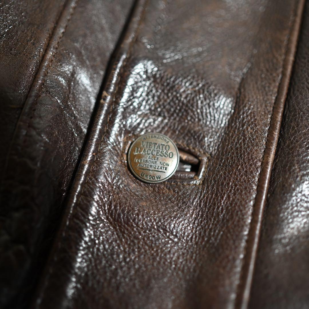 Vintage PAGANINI レザージャケット トラッカージャケット