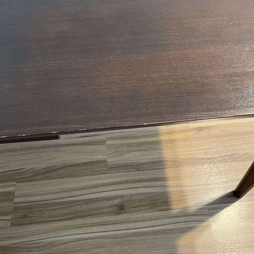 福岡市！ダークブラウン木製ダイニングテーブル