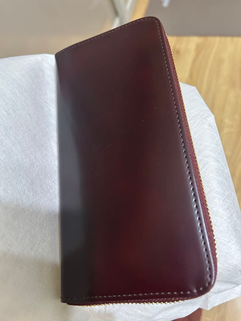 【新品未使用】 FLYING HORSE コードバンレザー 長財布　バーガンディ