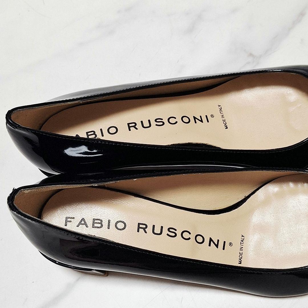 新品✨ FABIO RUSCONI ファビオルスコーニ パンプス 23.5 黒