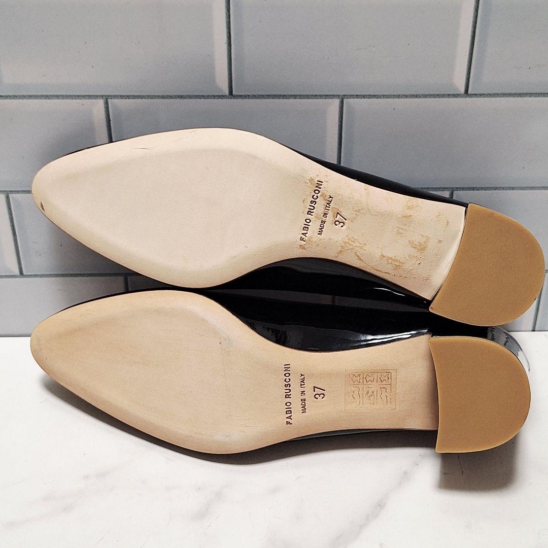 新品✨ FABIO RUSCONI ファビオルスコーニ パンプス 23.5 黒