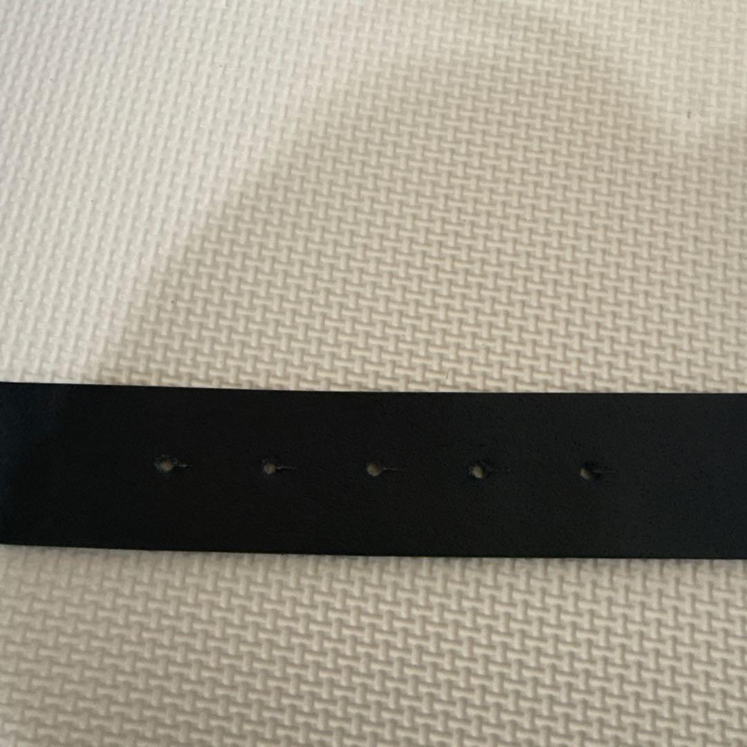 DIESEL シルバー バックル ベルト 75/30