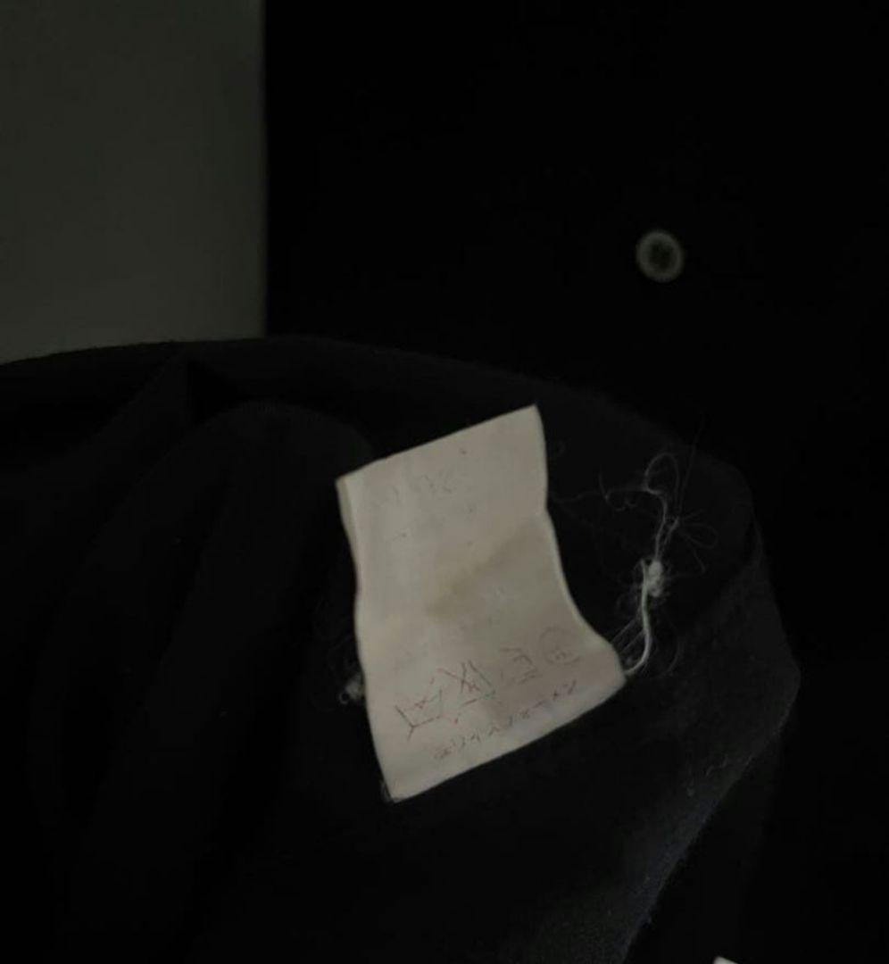 【極上ドレープ】Y's for men レーヨンシルク 開襟シャツ 黒