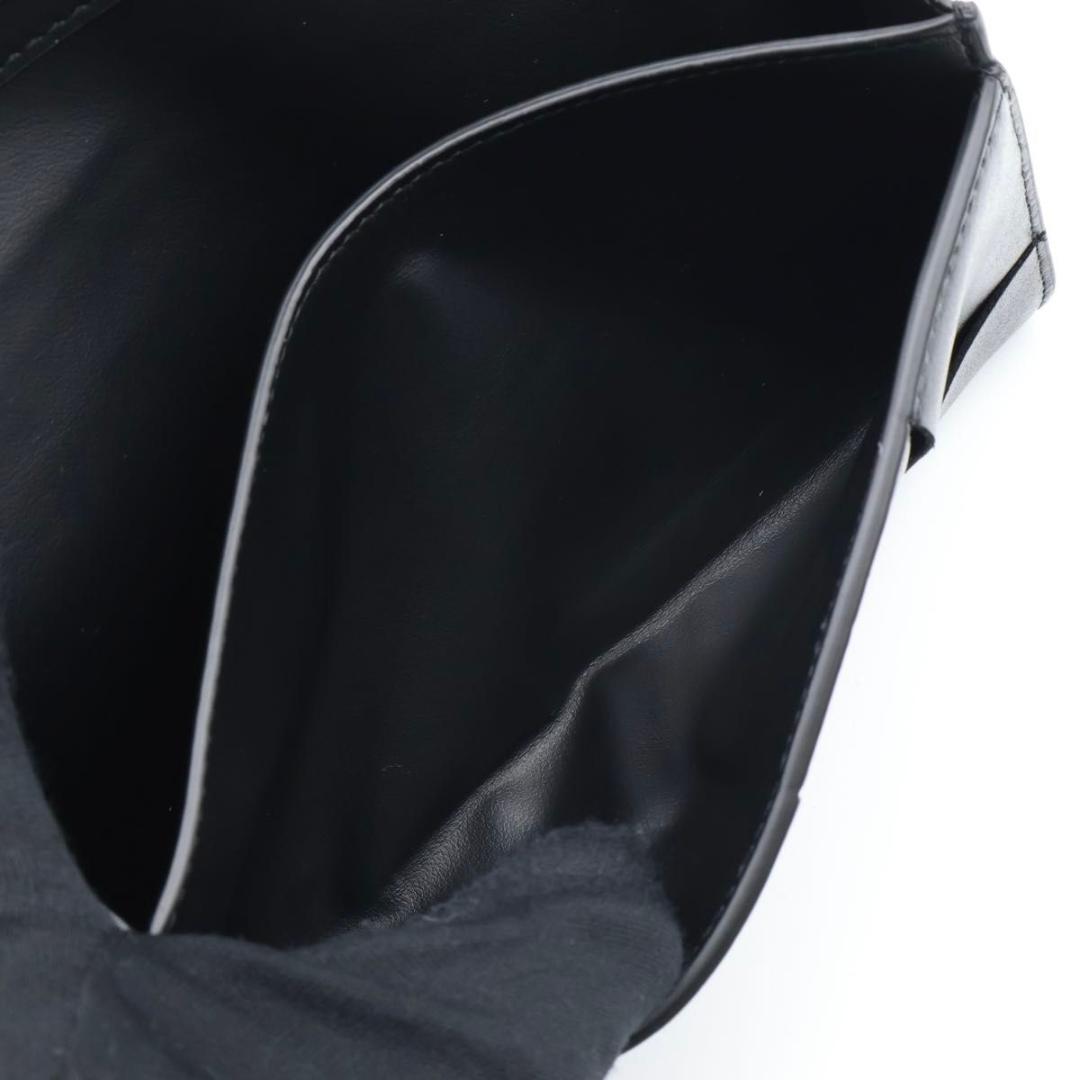 【超極美品】BOTTEGAVENETA カセット　二つ折り長財布　黒