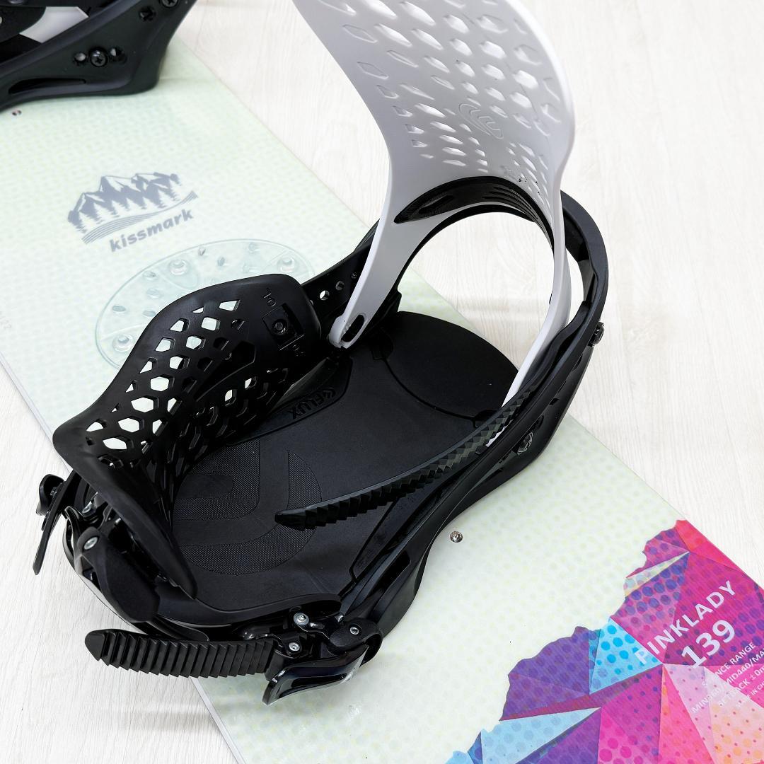 スノーボード PINKLADY 139cm ビンディング flux PR セット