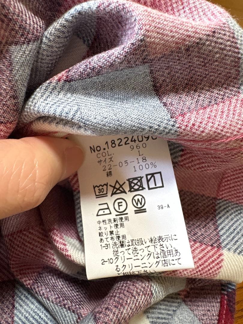 SINACOVA チェックシャツ