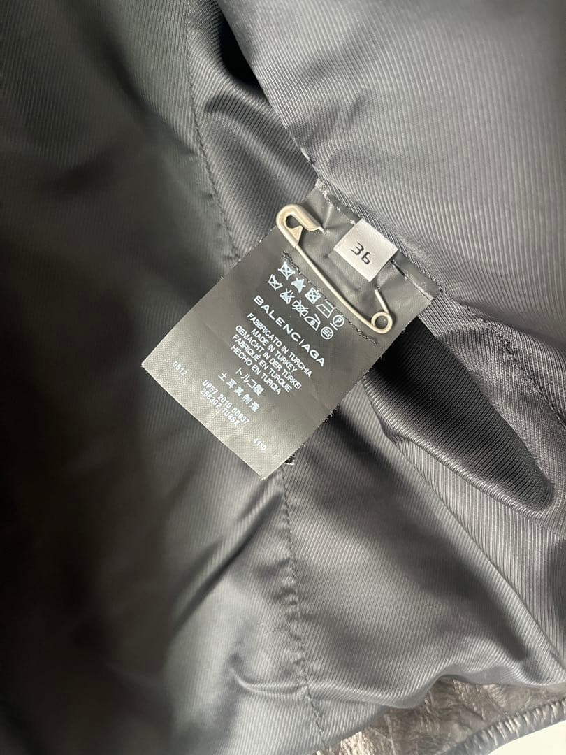 (2日限定値下げ) BALENCIAGA ライダース ジャケット 36