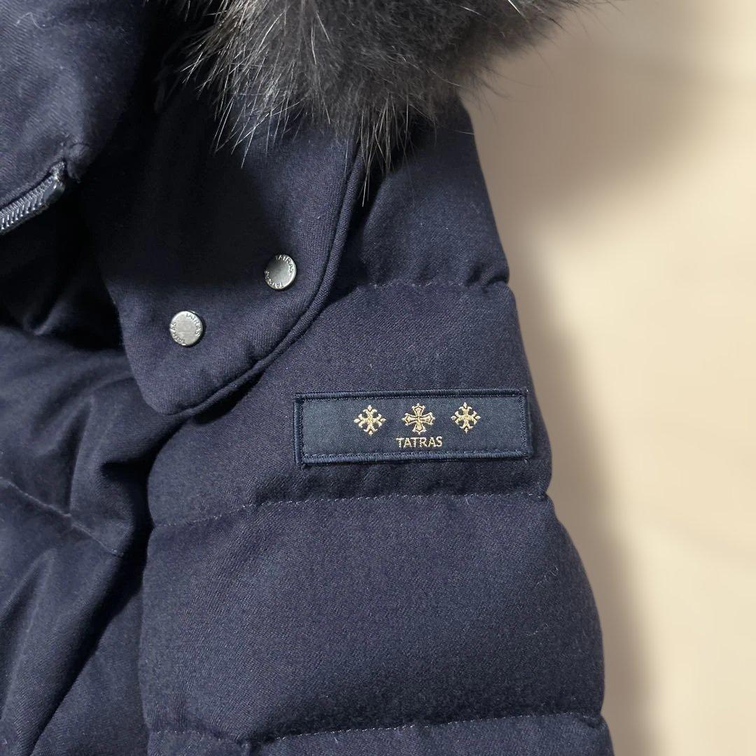 TATRAS ラヴィアナ ダウンコート ウール レディース ダークネイビー03