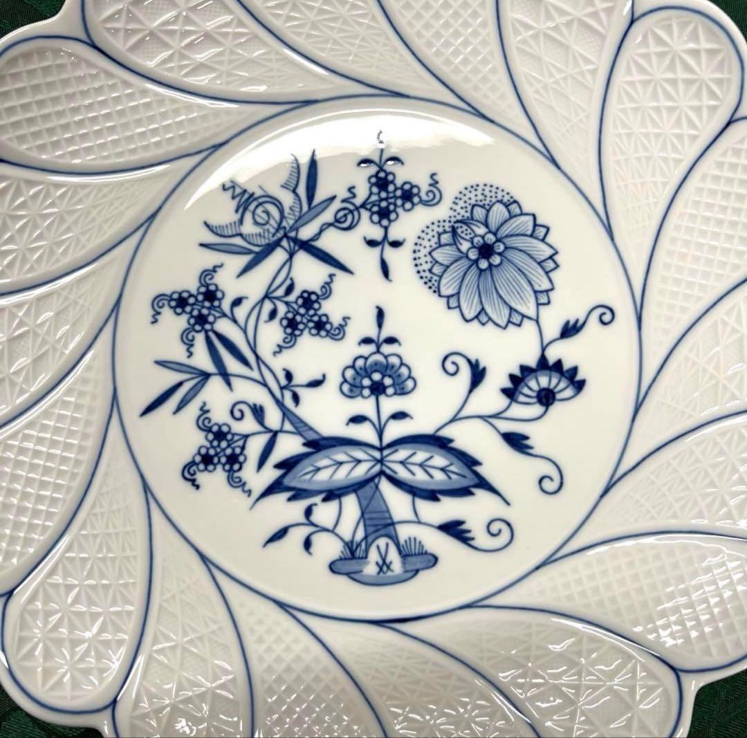 ★マイセン★ブルーオニオン★ディッシュラウンド29 ㎝★新品未使用★一級品★