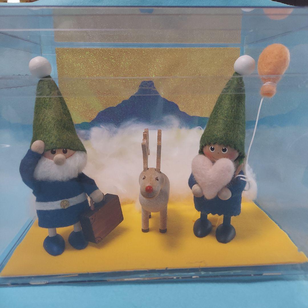 ★ノルディカニッセ　旅するニッセ　トナカイ　サンタ&女の子★