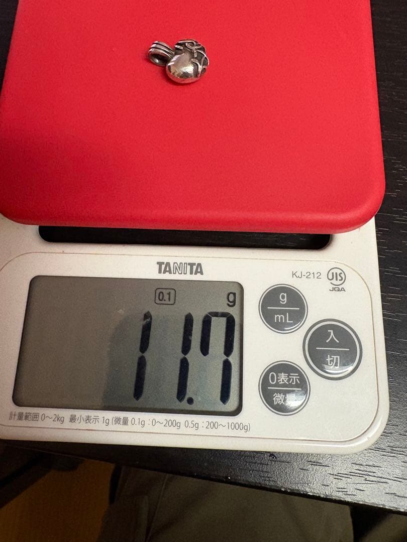 Silver925 ハートペンダント KINGBABY 革紐つき