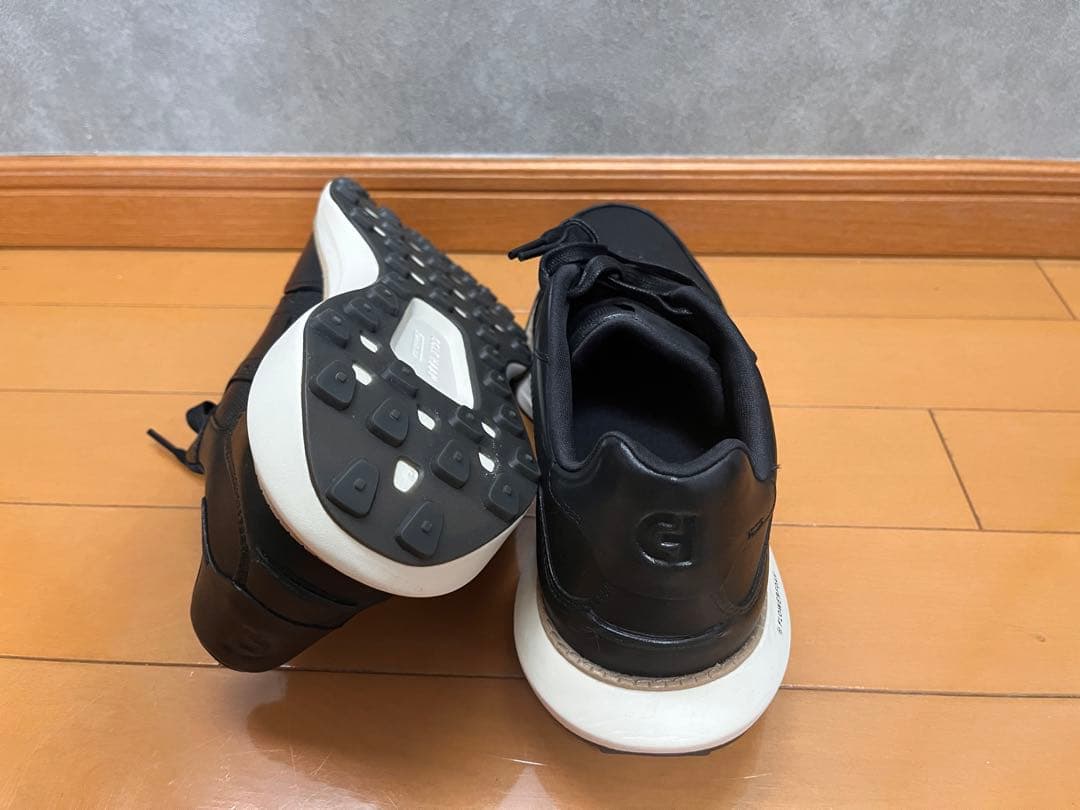 新品　コールハーン　レザー　スニーカー　8.5 26cmフラワーフォーム