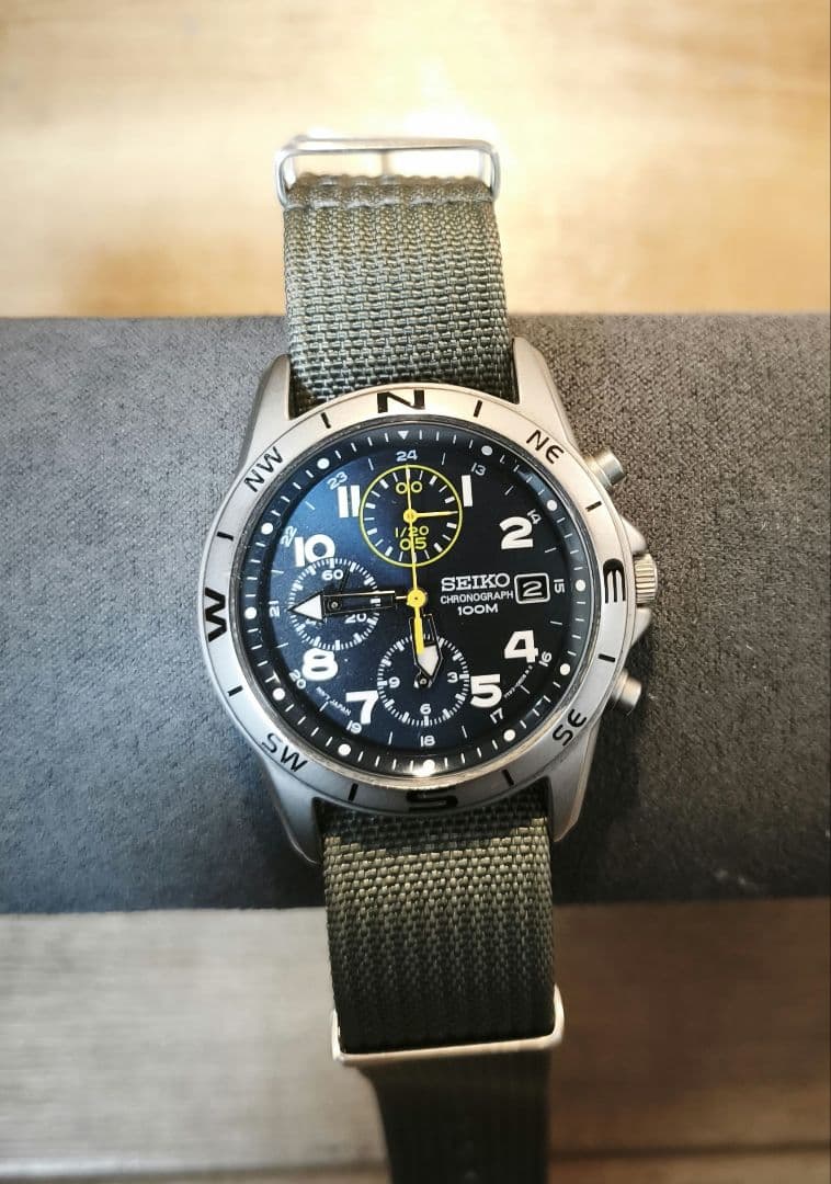「GARO」セイコー CHRONOGRAPH ミリタリー