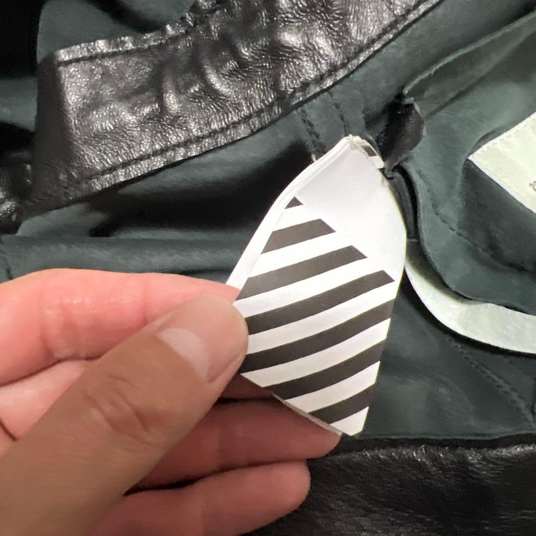 OFF-WHITE レザージャケット