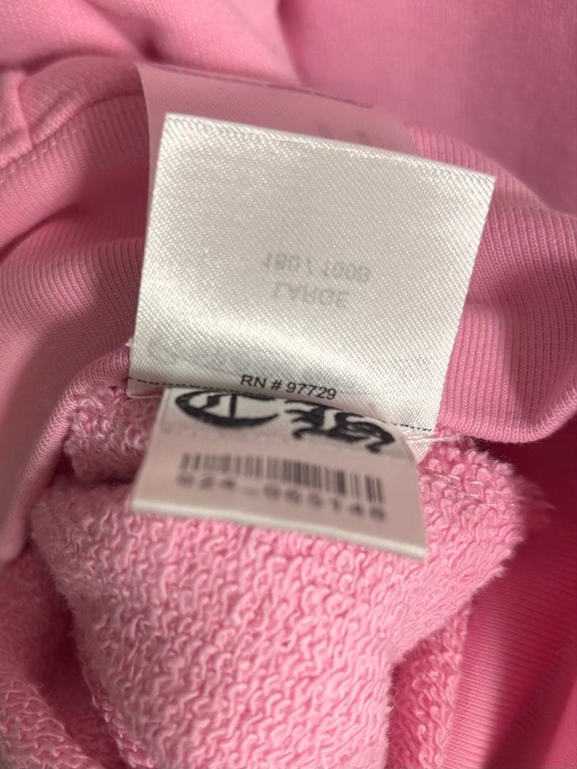 クロムハーツ パーカー ピンク