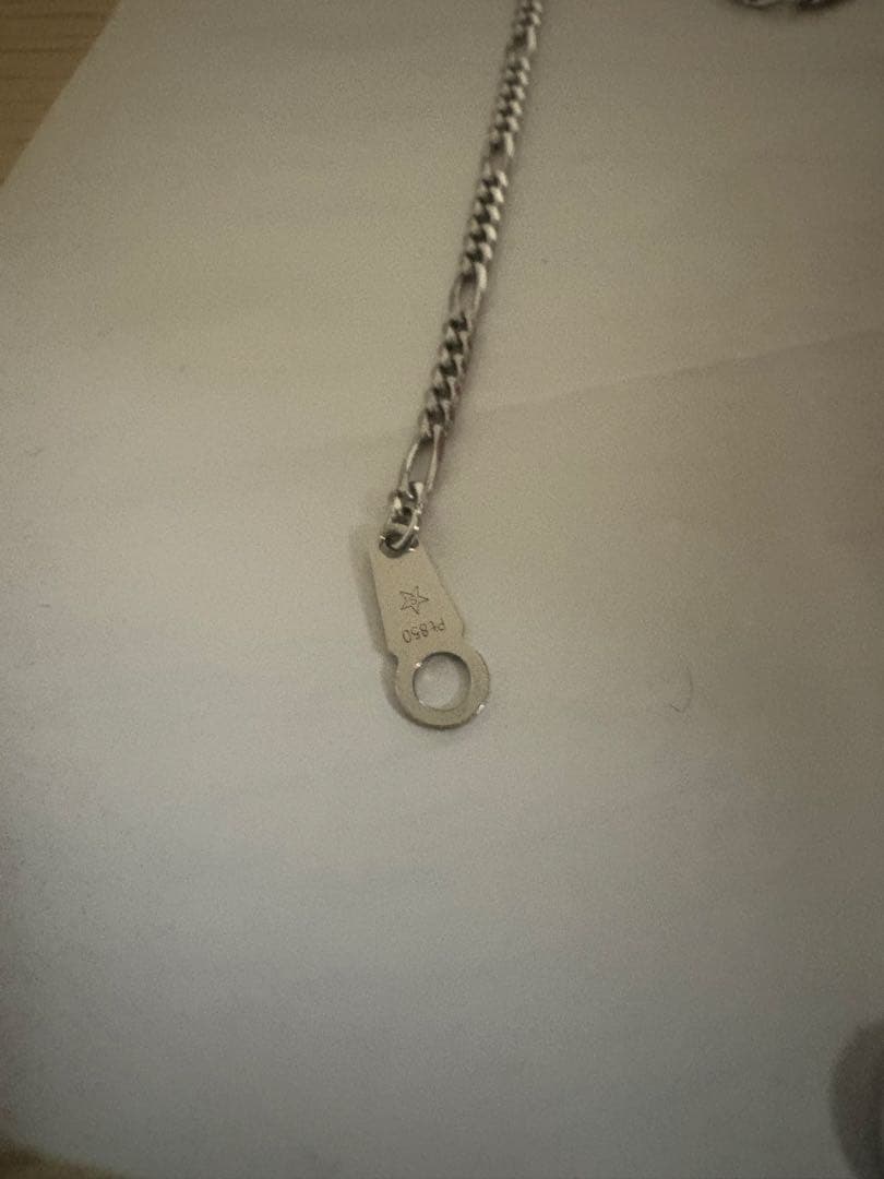 プラチナ ネックレス Pt850 銀座田中　TAKAKA ホシエス 45cm