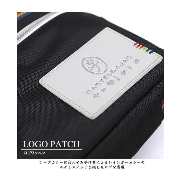 カステルバジャック ボディバッグ ワンショルダーバッグ ブラック