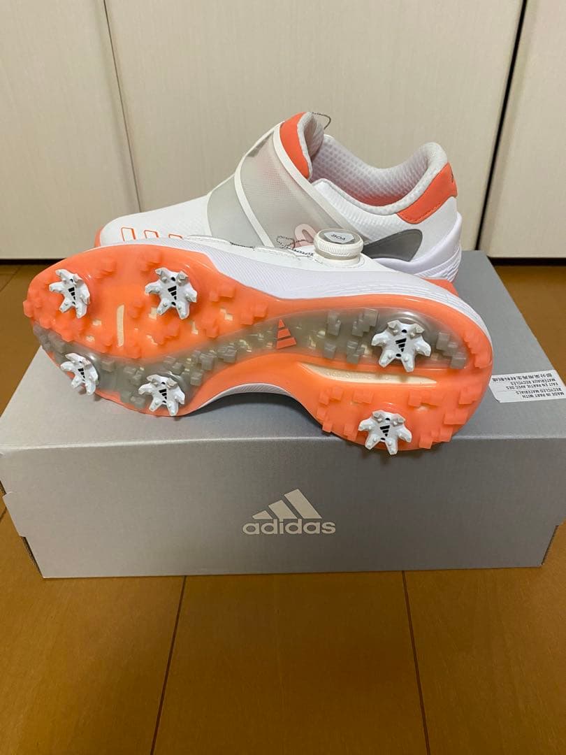 新品adidas wZG23BOAゴルフシューズ 女性用