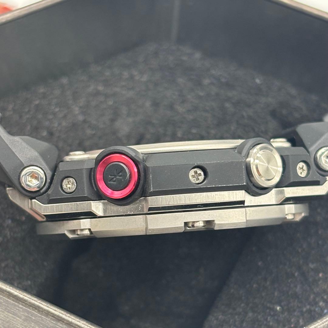 【未使用】CASIO GST-B100 G-SHOCK 黒 ステンレス ラバー