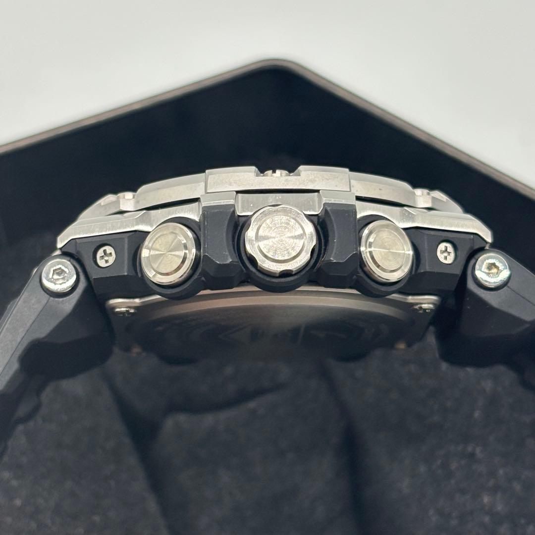 【未使用】CASIO GST-B100 G-SHOCK 黒 ステンレス ラバー