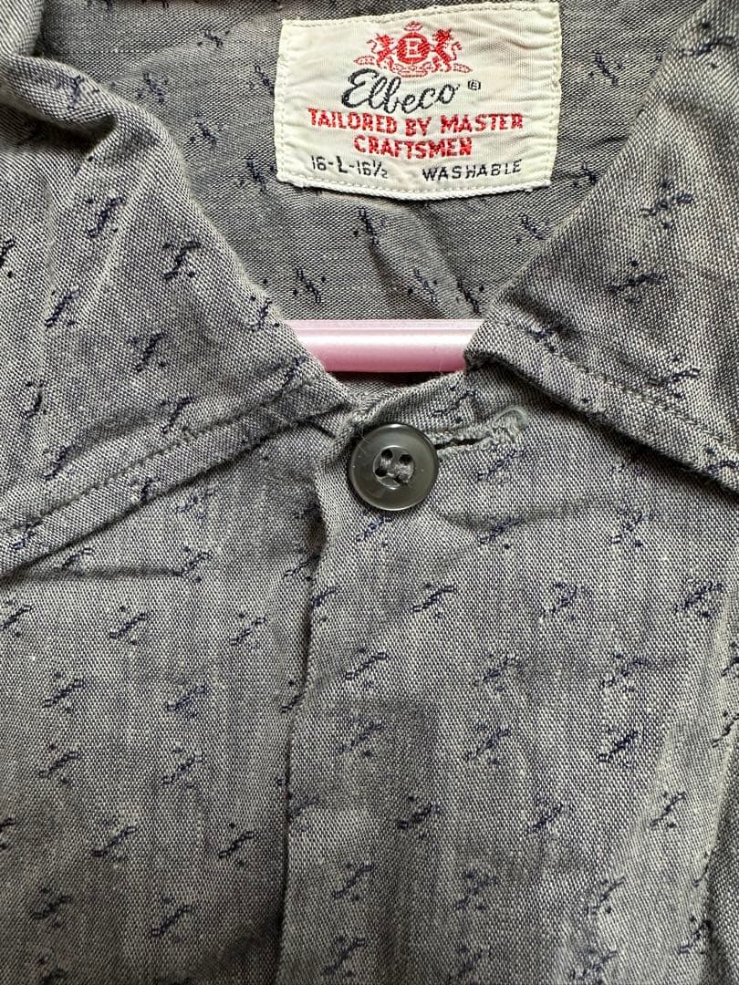 S*E様 elleco エレコ　60s シャツ　16 L 16ハーフ