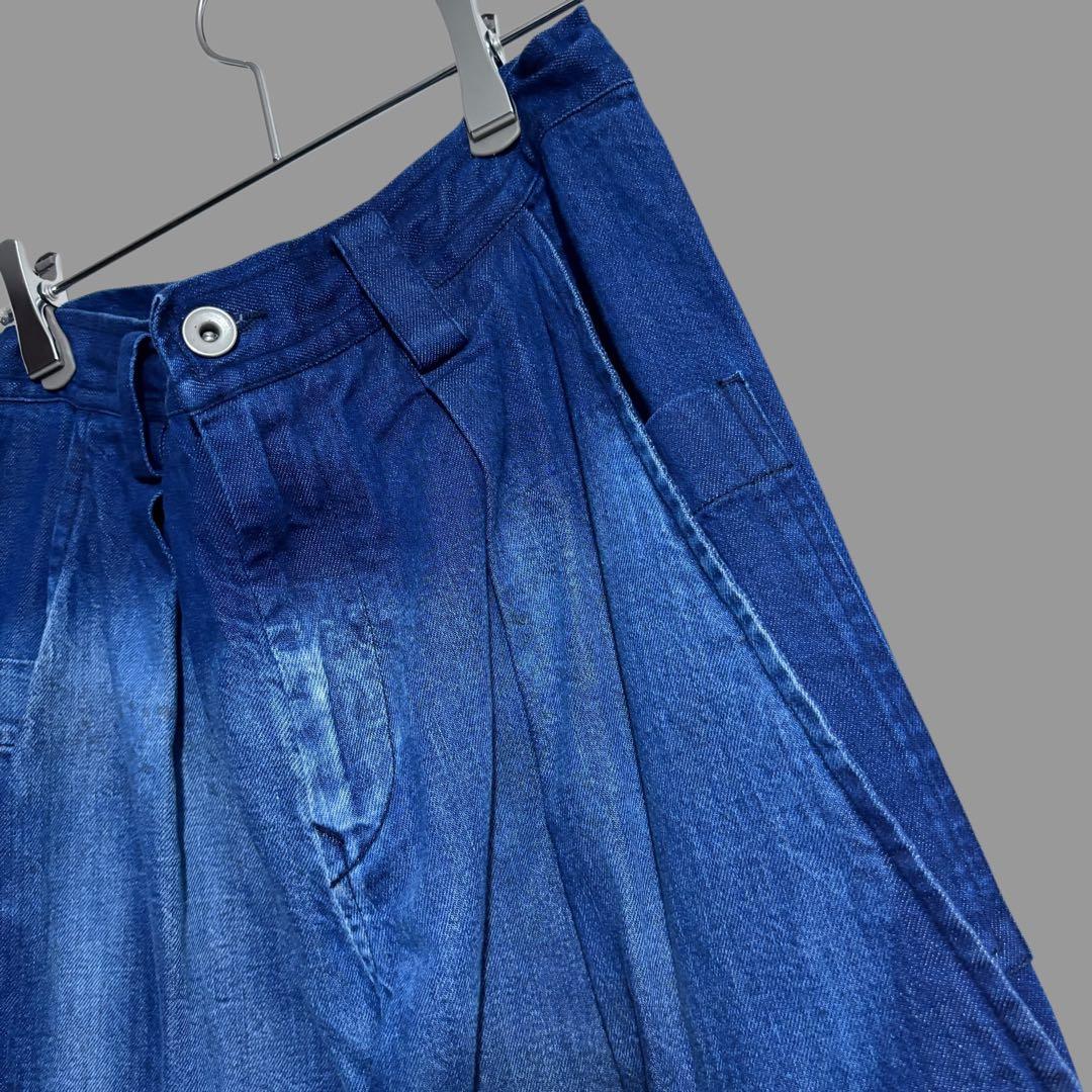 2025年秋冬y's 変形デニムパンツ　ワイズ　ヨウジヤマモト