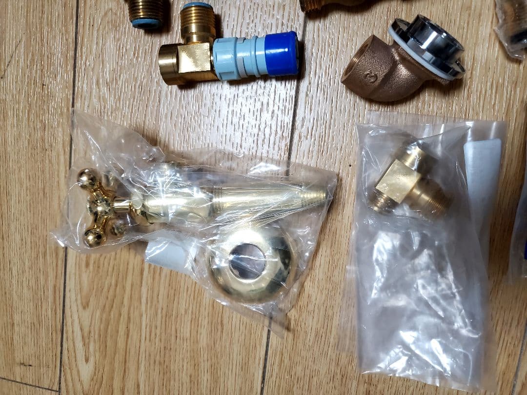 真鍮製 浄水器部品セット 各種バルブ